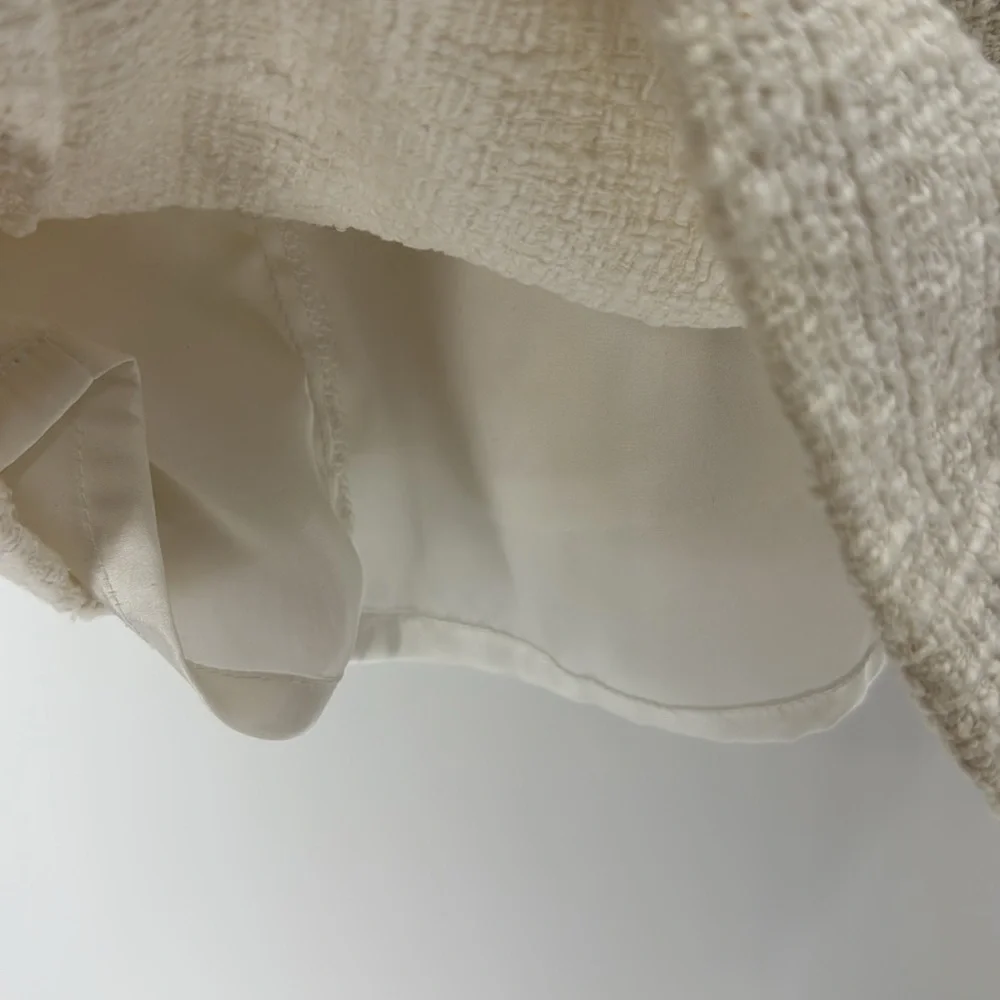 Boston Proper cream tweed boucle knit sheath dress classic - Picture 15 of 16